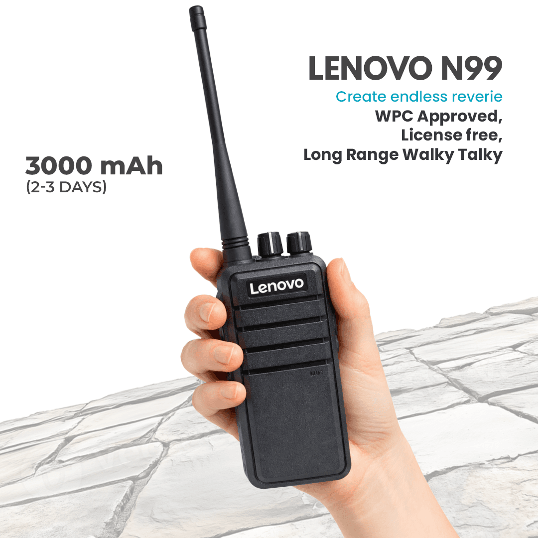 Lenovo N99 License Free Walkie Talkie thumbnail 2