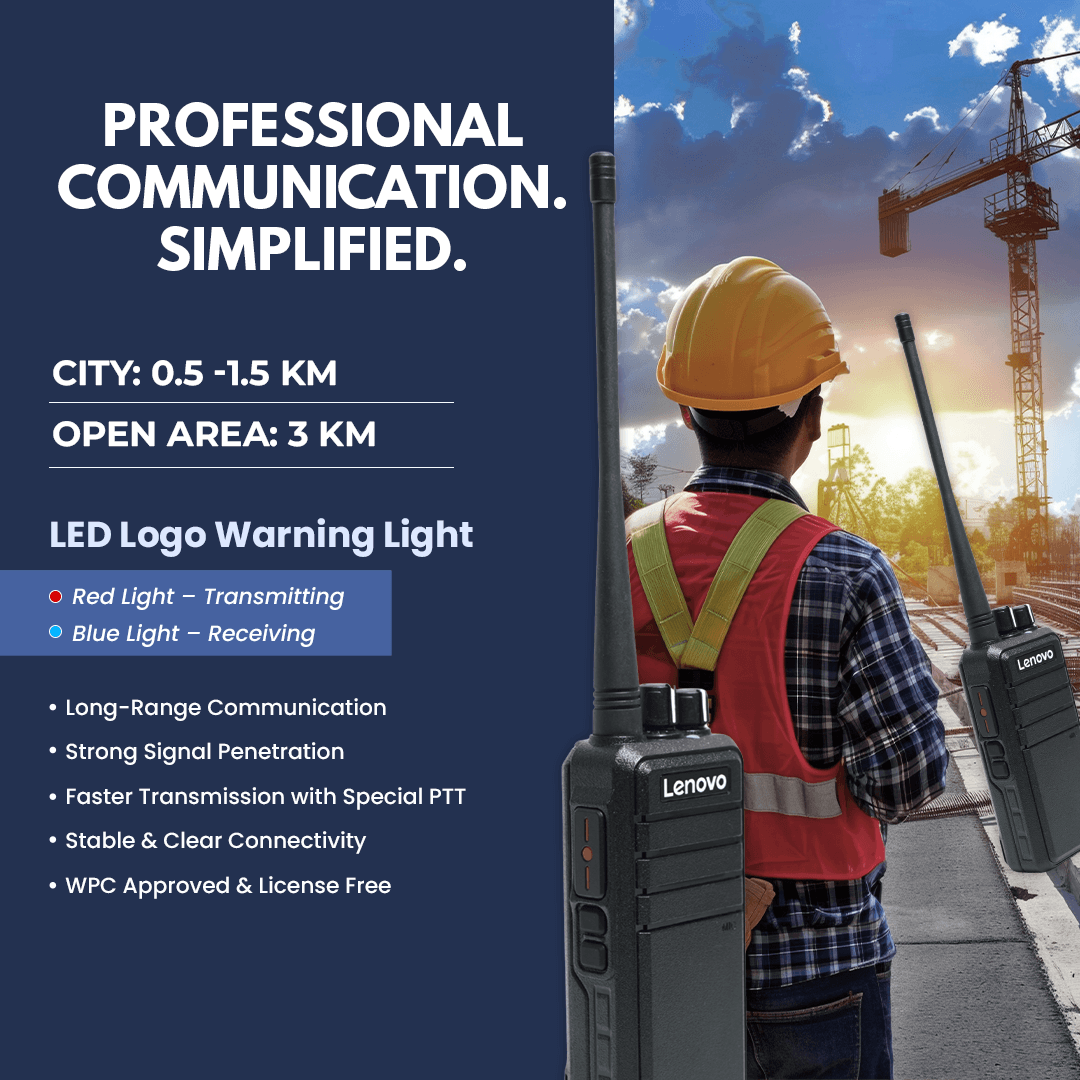 Lenovo N99 License Free Walkie Talkie thumbnail 4
