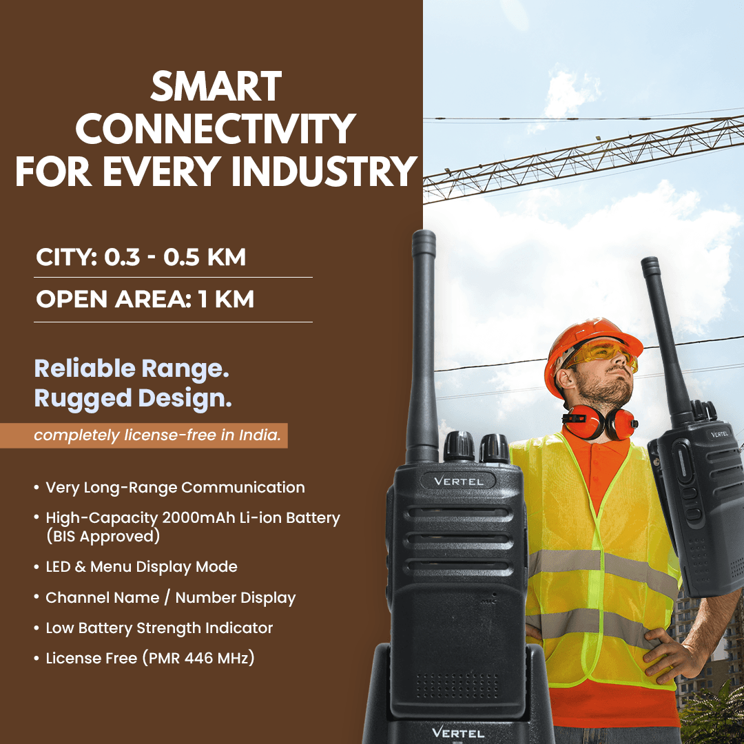 Vertel CH99 License Free Walkie Talkie thumbnail 4